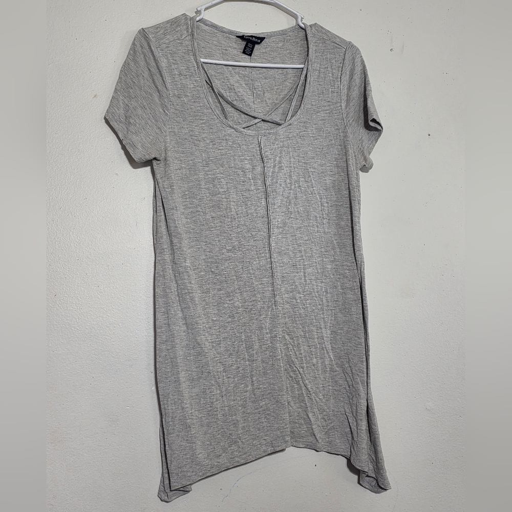 Terre Bleue Gray Short Sleeve Top (0096)